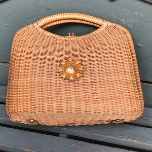 Vintage Straw Handbag
